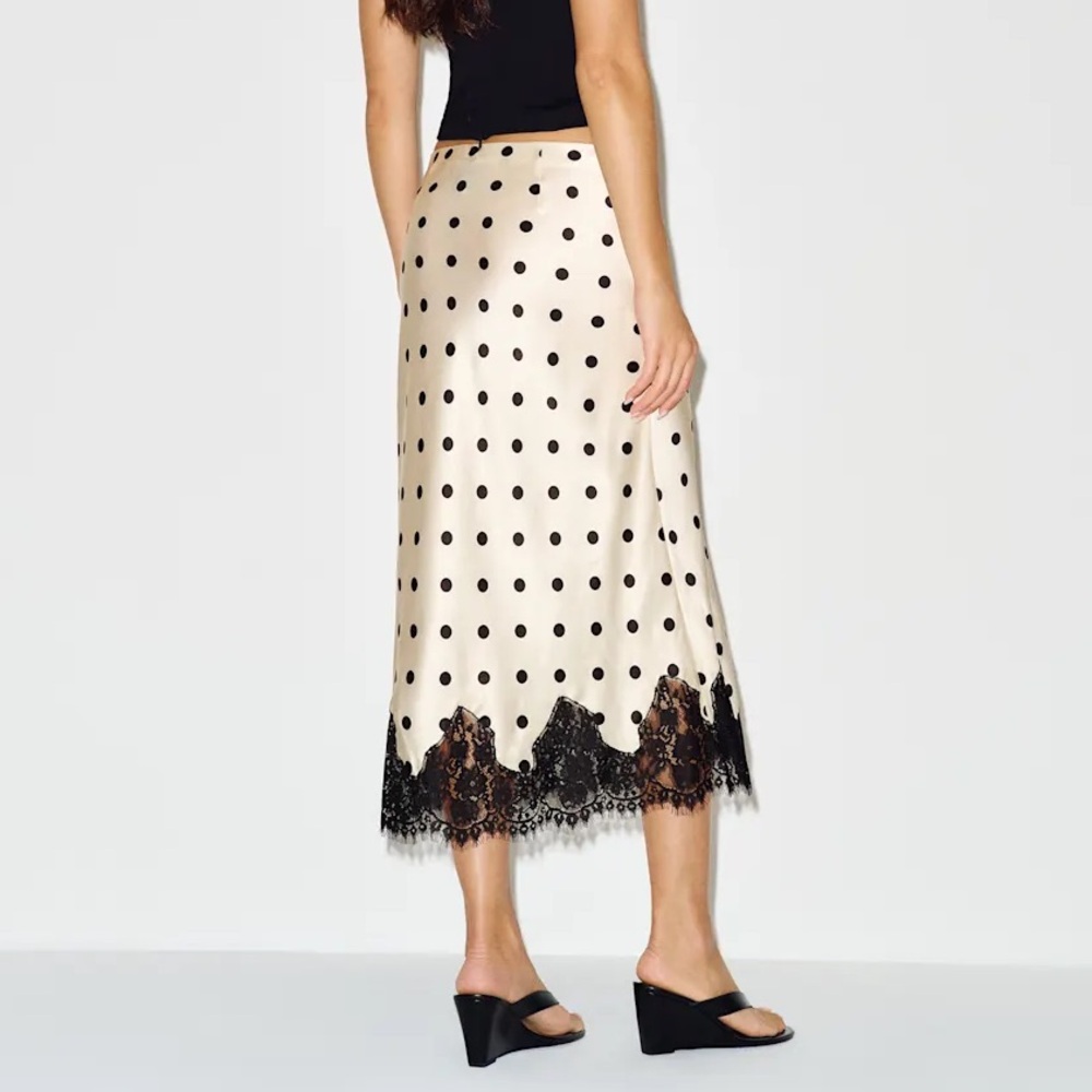 REFORMATION Carolina Silk Skirt - Picture 2 of 6